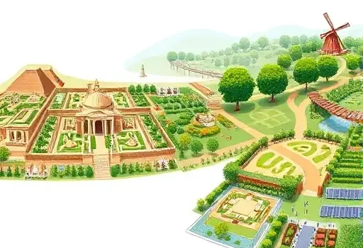 Эволюция ландшафтного дизайна через культурные эпохи и технологические инновации