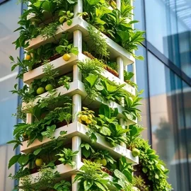 Интеграция модульных вертикальных садов для автоматизированного озеленения Интеграция модульных вертикальных садов для автоматизированного озеленения